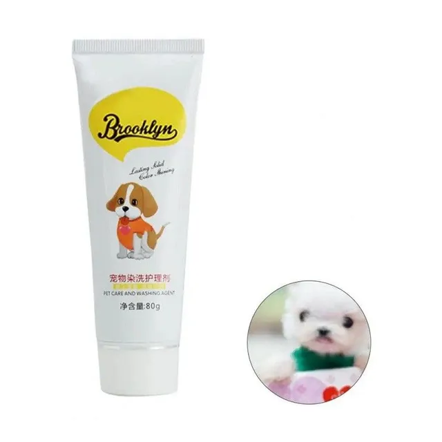 Hair color for dogs and cats Hair coloring cream 80 g Pets accessories