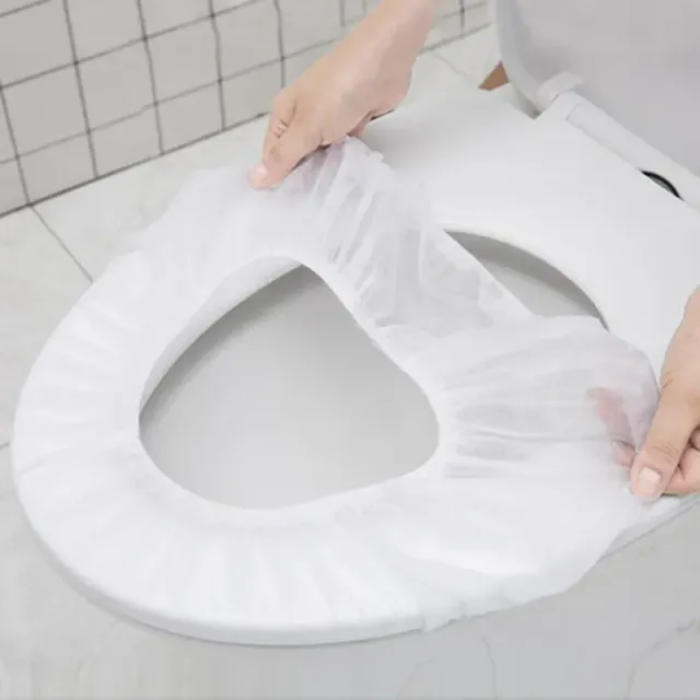 5/10 disposable toilet seat covers - Biodegradable, suitable for travel