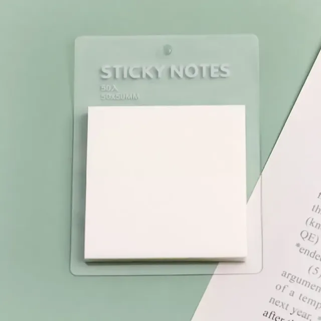 50 sheets of transparent waterproof colour self-adhesive note sheets