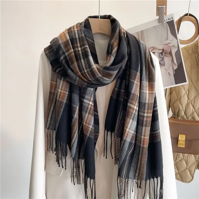 Women's luxury scarf for cold weather