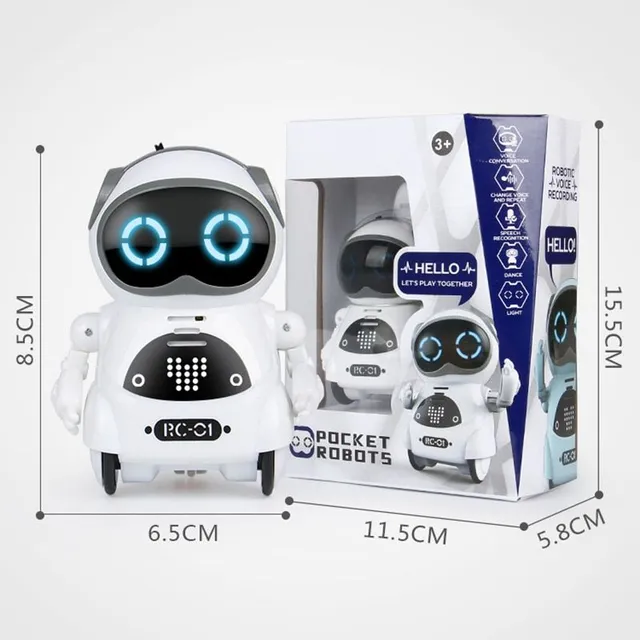 Cute electric intelligent talking mini robot Joshua