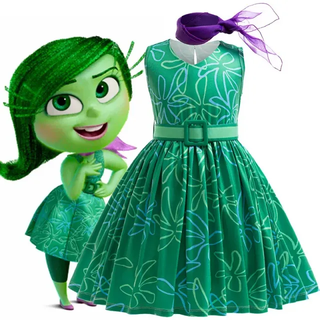 Girl's cute and fun set of carnival costume in the form of a favorite fairy tale In Head 2 - Inside Out 2