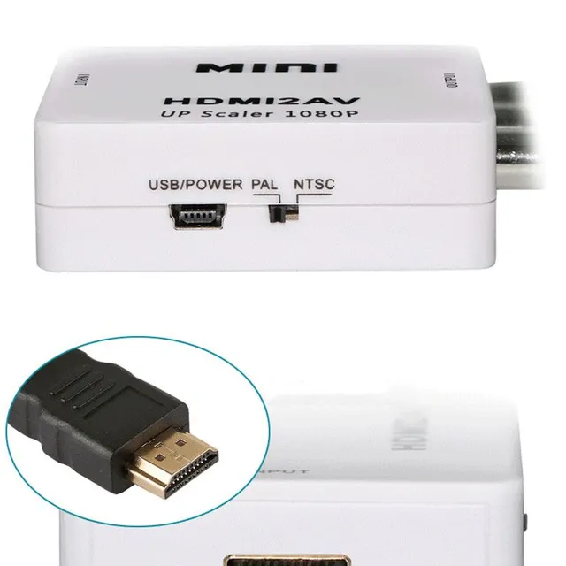 Convertor HDMI la AV - 2 culori