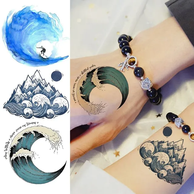 Beautiful color temporary tattoo