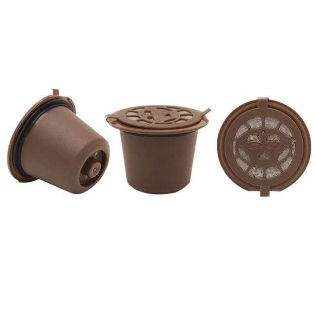 Capsule reutilizabile pentru mașina de cafea Nespresso, set de 3 bucăți