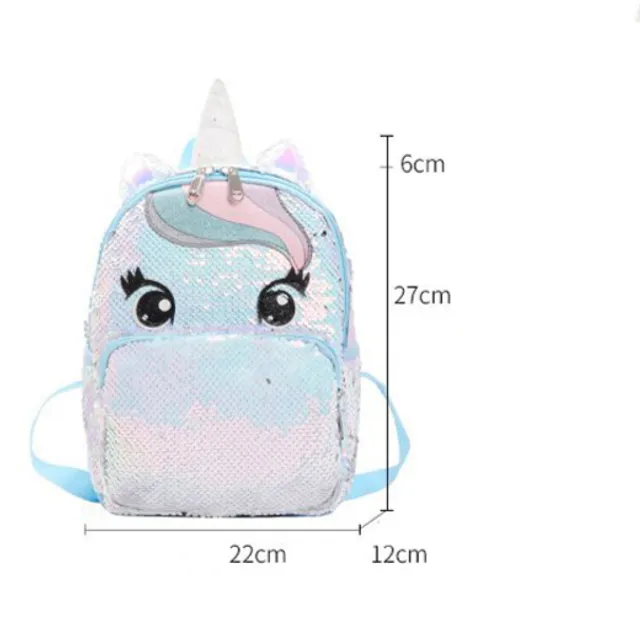 Rucsac filtrat drăguț pentru copii cu unicorn