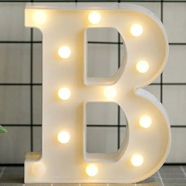 Decorative illuminating letters