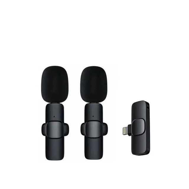 Microfon mini wireless pentru înregistrare audio și video