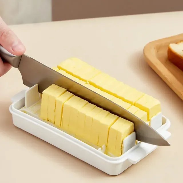 Portable butter with separator