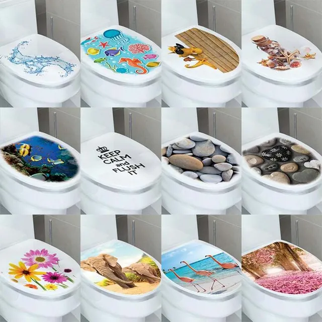 3D Sticker for toilet