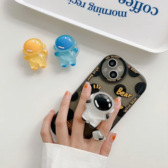 Fashionable 3D PopSockets holder in the shape of an astronaut