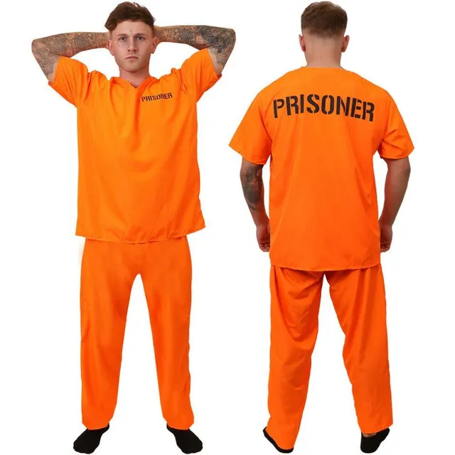 Simple funny costume for Halloween - prisoner