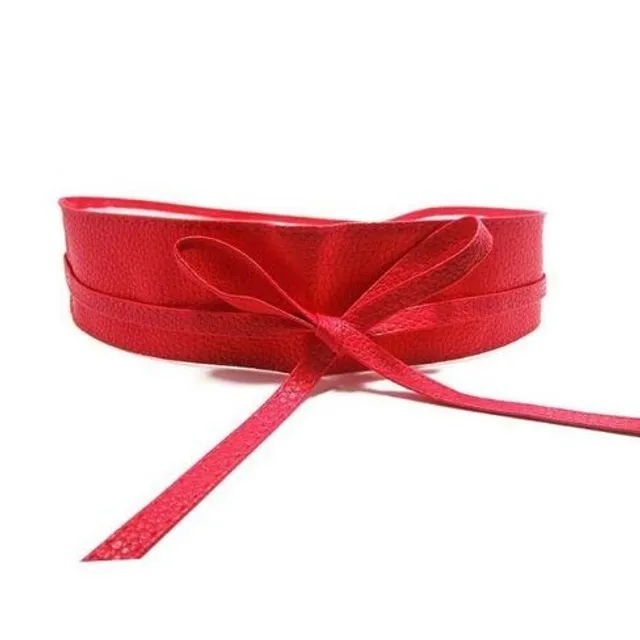 Women's stylish wide belt for tying - 6 colours