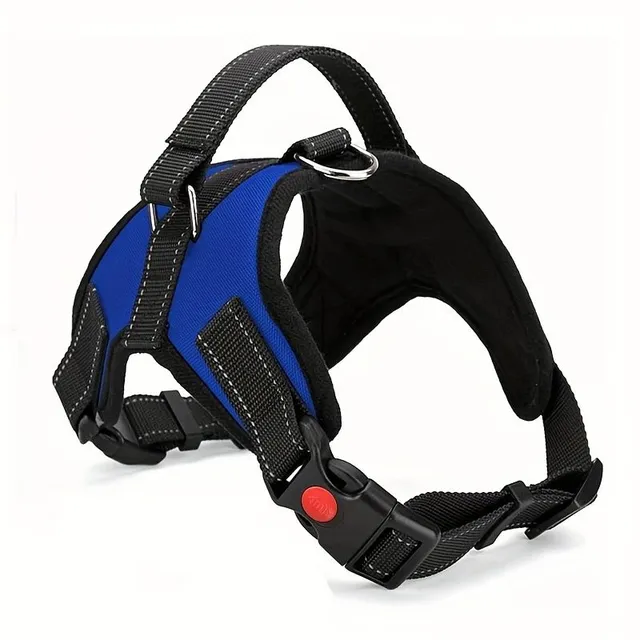 No-drawing reflex adjustable dog harness with handle