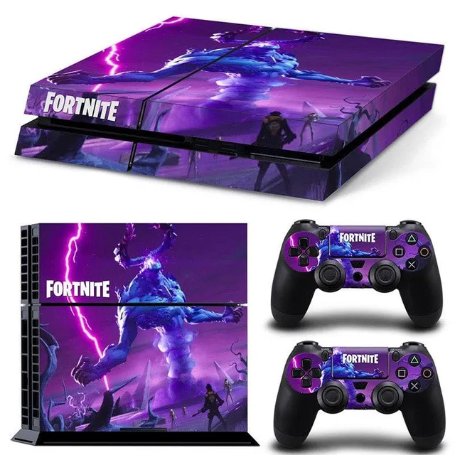 Protective self-adhesive cover for Fortnite-printed game controllers TN-PS4-8649