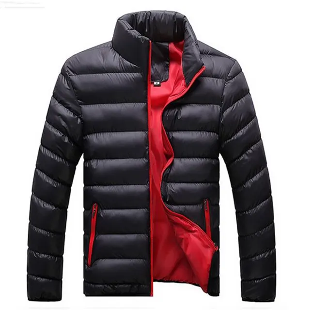 Trendy męskie Jesienna kurtka Ray black red 3 3xl