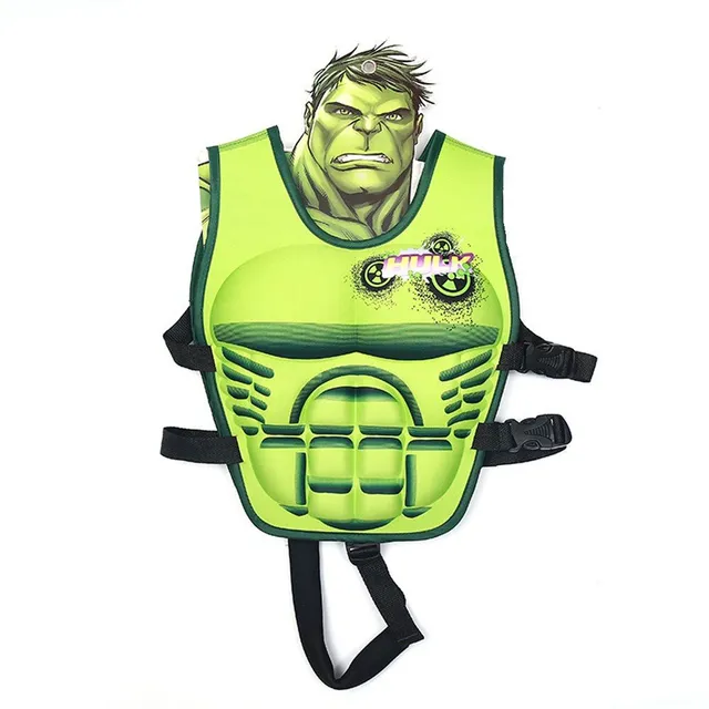 Children's life vest with heroes motives