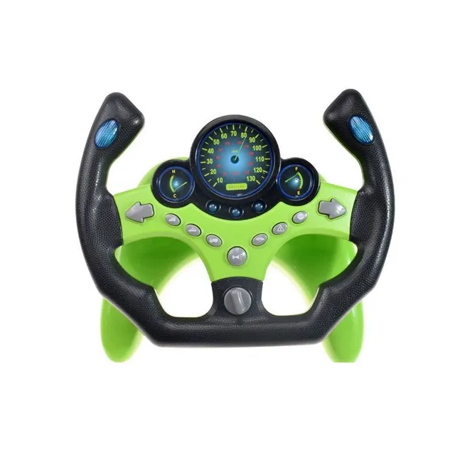 Children's interactive music steering wheel