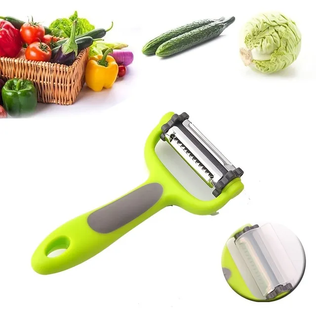 Peeler multifuncțional pentru fructe, legume și cartofi, răzătoare și curățător