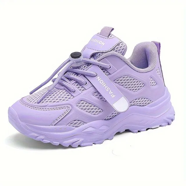 Light breathable sleepers for boys - low ankle, non-slip sole, walks, running, year round
