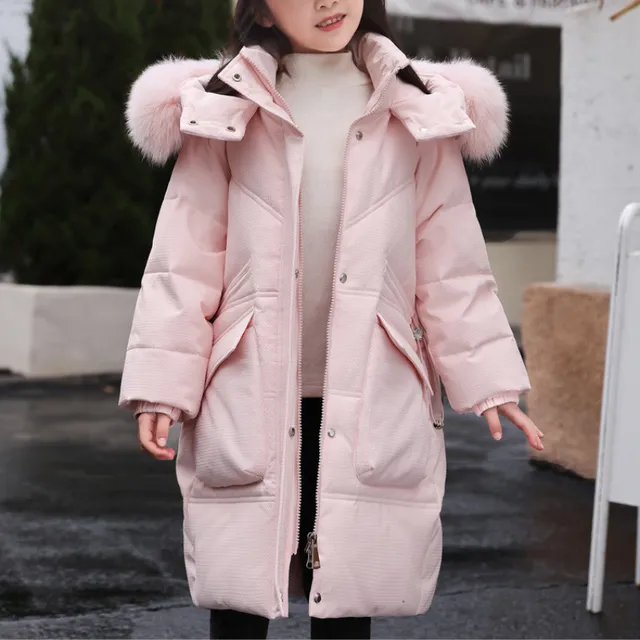 Girls coat with furry collar Lia