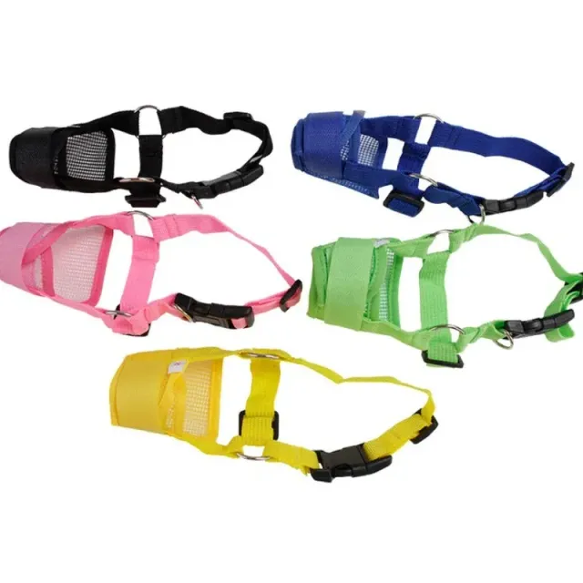 Special muzzle for dogs against barking - more color and size variants