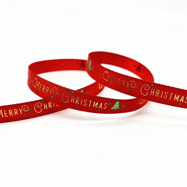 Christmas ribbon with print