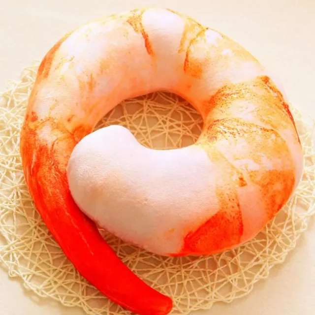 Original stuffed pillow in the shape of food