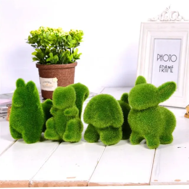 Easter moss decorations