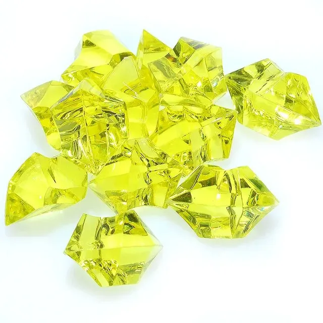 Acrylic crystal gemstones for the decoration of aquariums and vases