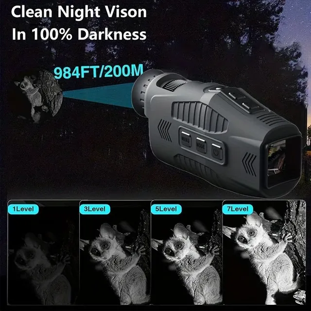 Nocny wzrok lornetka - 1080P HD z 5x zoomem cyfr