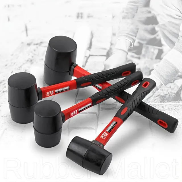 Hammer for stretching assembly, soft rubber round head