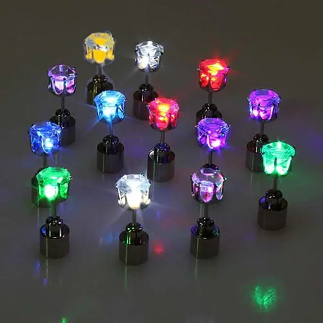 Glowing LED earrings