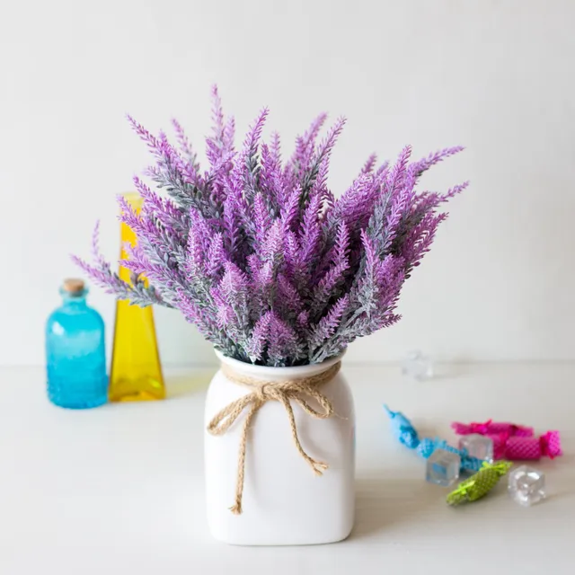 Beautiful artificial lavender decoration