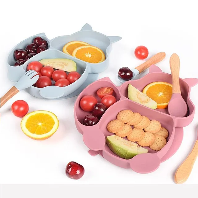 Silicone dishes for toddler - set of 6