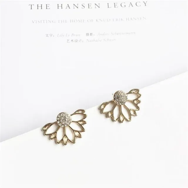 Stylish earrings in interesting design - Samantha