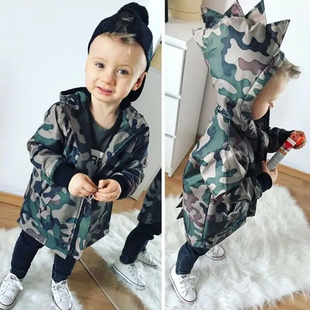Detská štýlová army bunda pre chlapcov