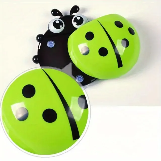 Cute Beetle - Toothbrush holder and wall paste with suction cup