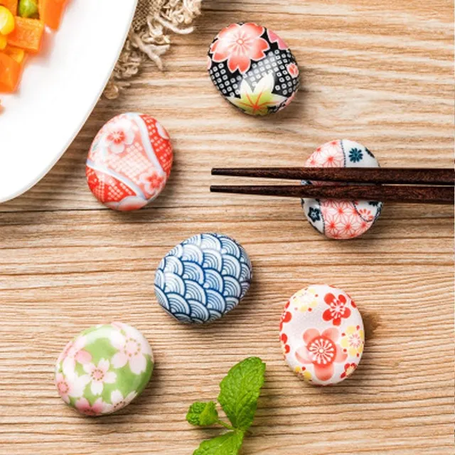 Chopsticks stand Japanese pattern