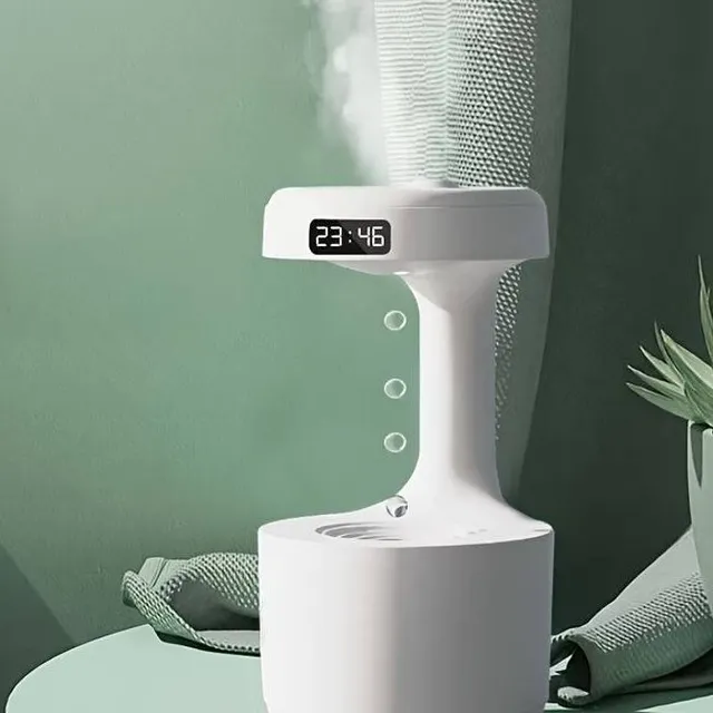 Zvlhčovač vzduchu s kapkami vody a zpětným tokem, napájený USB - pro domácnost a kancelář