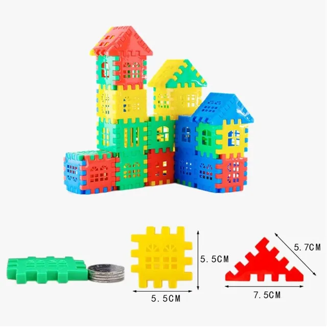 Set de construcție educativă din plastic pentru copii