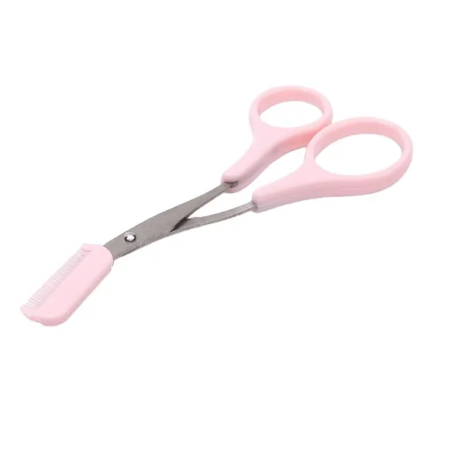 Eyebrow scissors with comb