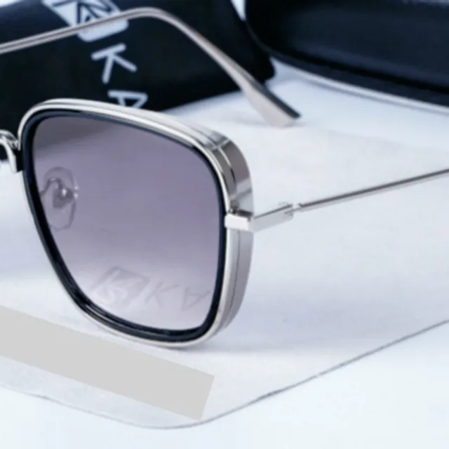 Ochelari de soare luxoși de formă pătrată pentru bărbați și femei