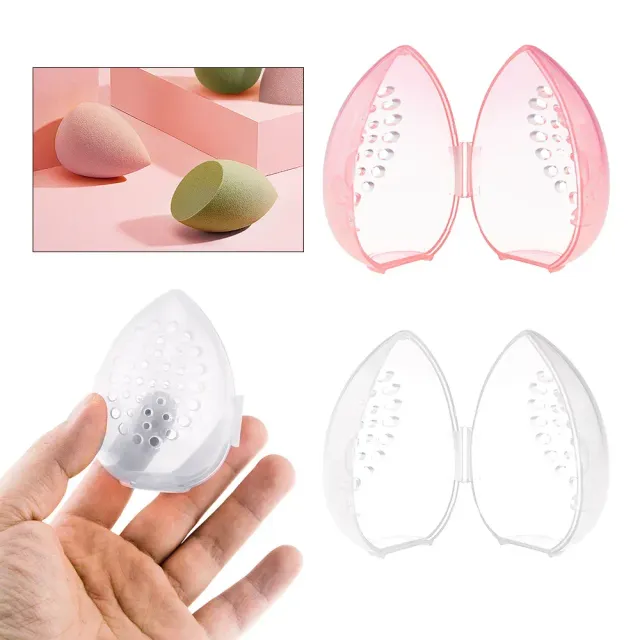 Practical plastic sponge cover for make-up - vent holes, more colors