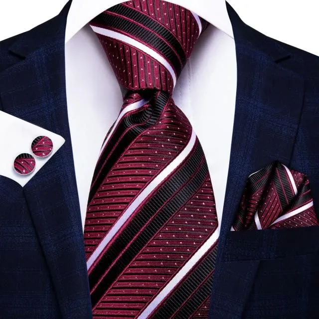 Luxusná pánska kravata z hodvábu sn-3351
