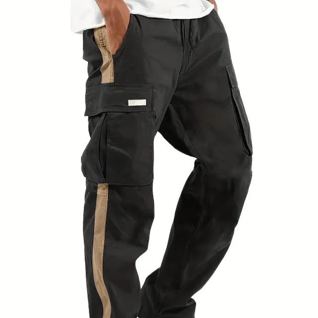 Men's Stylish Cargo Joggers with Capsules - Breathable