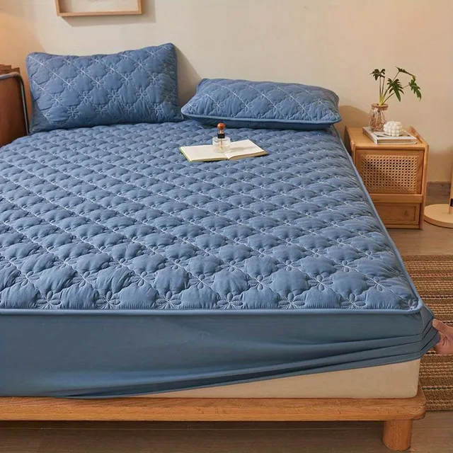 Comfortable and breathable sheet set with waterproof surface against dust mites and bacteria