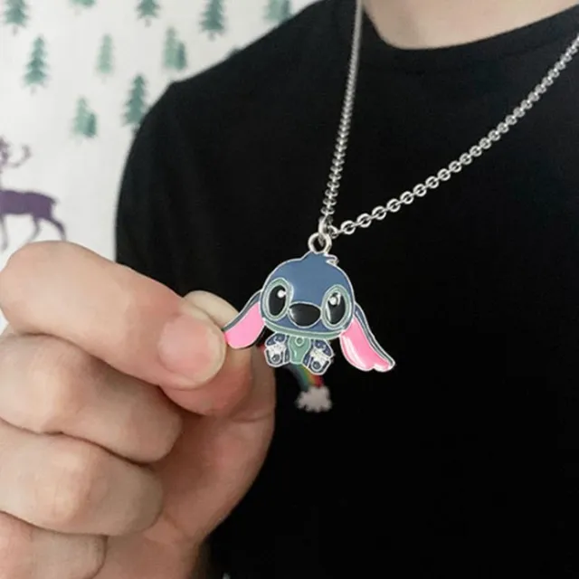 Luxus eredeti trendi modern nyaklánc függője népszerű Stitch Heidi