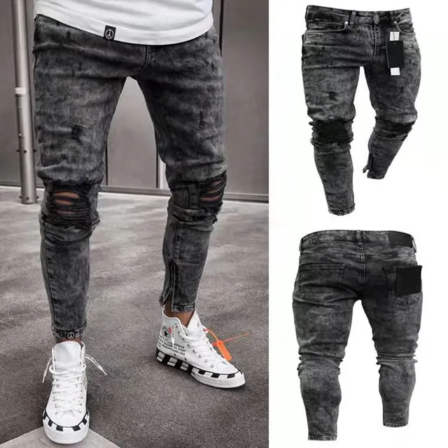 Luxury men's ripped jeans Jophlin