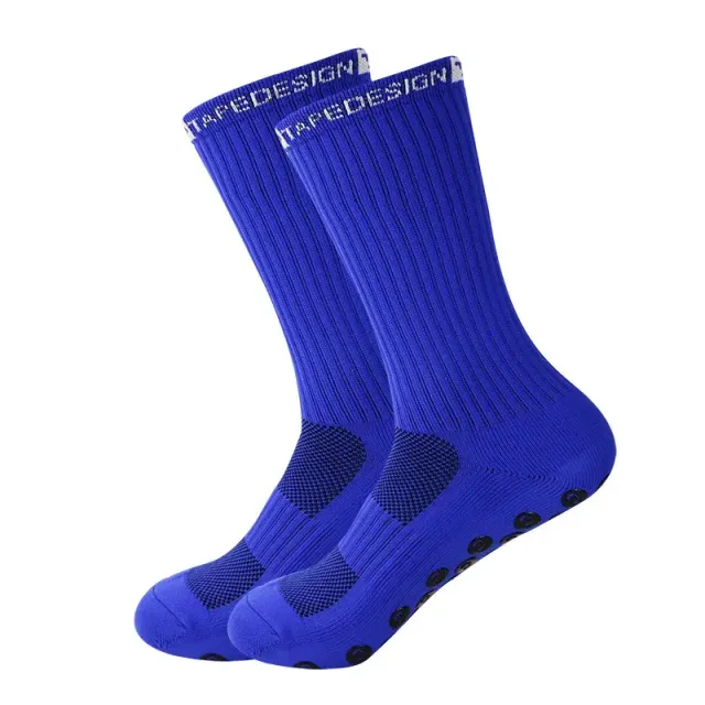 Unisex anti-slip socks for football, basketball and hockey